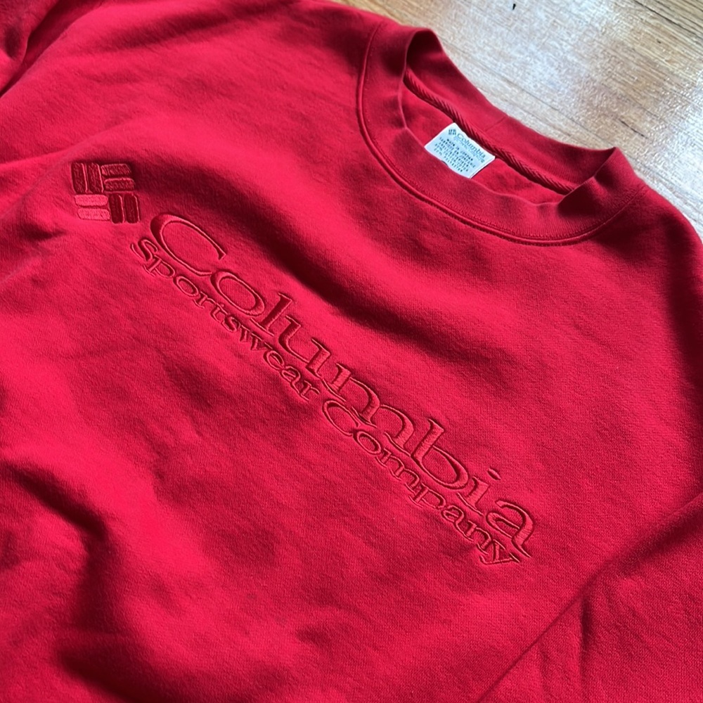 Vintage Columbia Sportwear Company Crewneck / Medium / Red - Picture 2 of 6